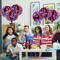 Latex Balloons Blue, Red & White Star Stripe 360° Round Balloons – 4th of July Patriotic Foil Balloons for Independence Day, Birthday, Baby Shower & Festive Party Decorations